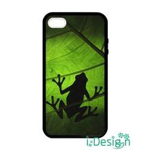 Fit for iphone 4 4s 5 5s 5c se 6 6s plus ipod touch 4/5/6 back skins cellphone case cover new quirky frog at leaf
