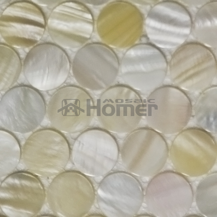 free shipping! freshwater shell mother of pearl mosaic round 20mm, kitchen backsplash bathroom tiles house renovation