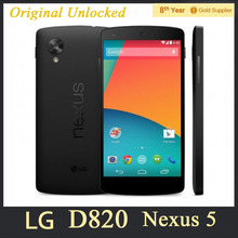 LG Nexus 5 Original Unlocked Mobile phone Android 4.4 WIFI GPS 4.95” inch IPS 8MP 2GB RAM 32GB ROM Quad-core Refurbished Phone