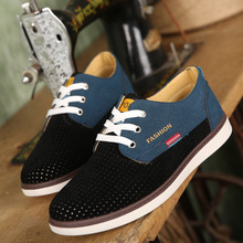 2015 new fashion men shoes casual breathable flats adult male oxfords sneakers 4 color size 39
