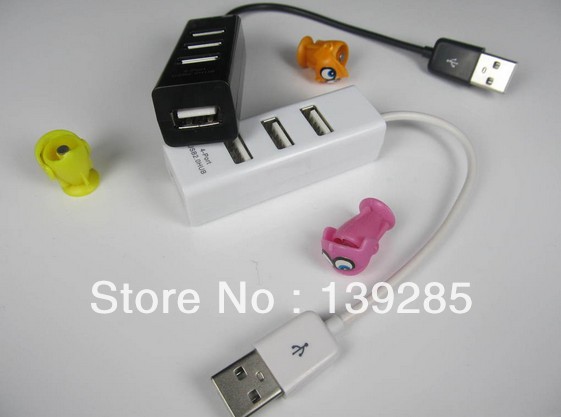 Купить высокоскоростной mini 4-портовый USB 2.0 концентратор USB порт ...