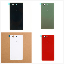 Rear Back Battery Door Housing Glass Cover Case For Sony Xperia Z3 Compact Z3 Mini, Free Shipping