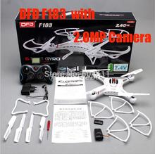 DFD F183C 4-CH 360 Roll-over 2.4GHz Radio Control RC Quadcopter with 6-Axis Gyro RTF with 2MP HD Camera RC Helicopter