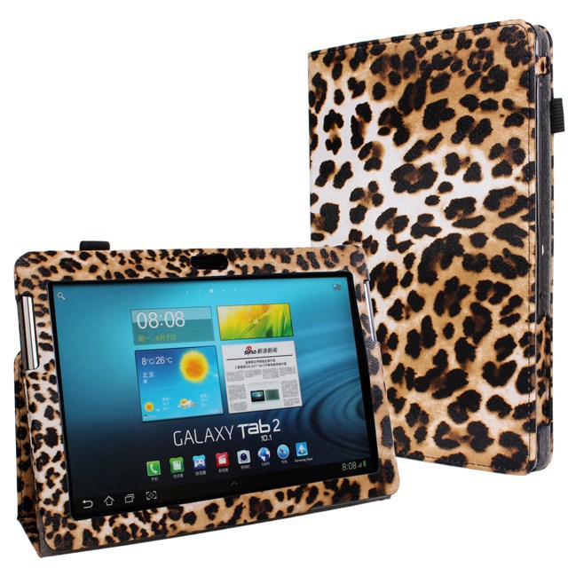 New brand PU Leather Holder Case Stand for Samsung galaxy tab 2 10 1 P5100
