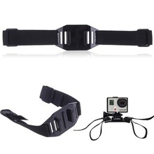 Vented Adjustable Head Adapter Strap Belt Go Pro Mount Holder Helmet For Sport Gopro HD Hero 4 3+xiaomi yi Camera Accessory GP04