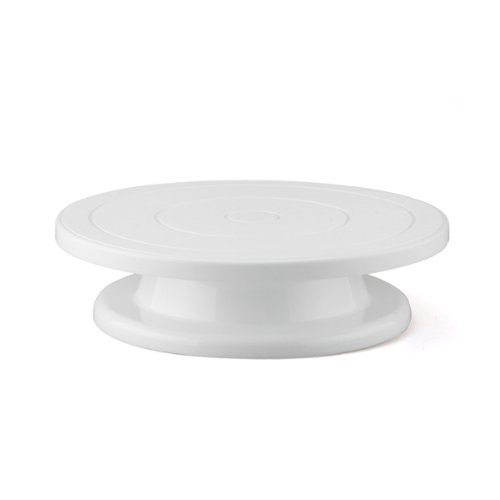EWS Wholesale Support Tarte Gateau Plastique Pivotant Decoration Blanc Cuisine
