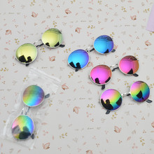 Unisex Women Men Mirror lens Round Glasses Steampunk Sunglasses Vintage Retro