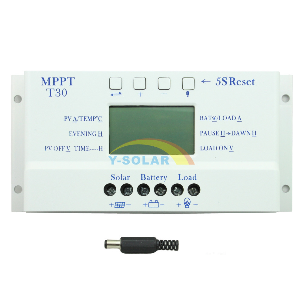 30a mppt solar charge controller 30a mppt pwm voltage settable lcd dispaly light and dual timer jpg 30a mppt solar charge controller 30a mppt pwm voltage settable lcd dispaly light and dual timer jpg
