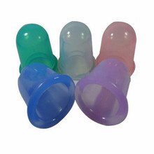 10Pcs Lot Health care small body cups anti cellulite vacuum silicone massage cupping cups 5 5cm