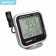 all-sun ETP110 Digital Thermo-hygrometer Dew-point Meter with Humidity Alarm Function High-precision thermometer Moisture meter