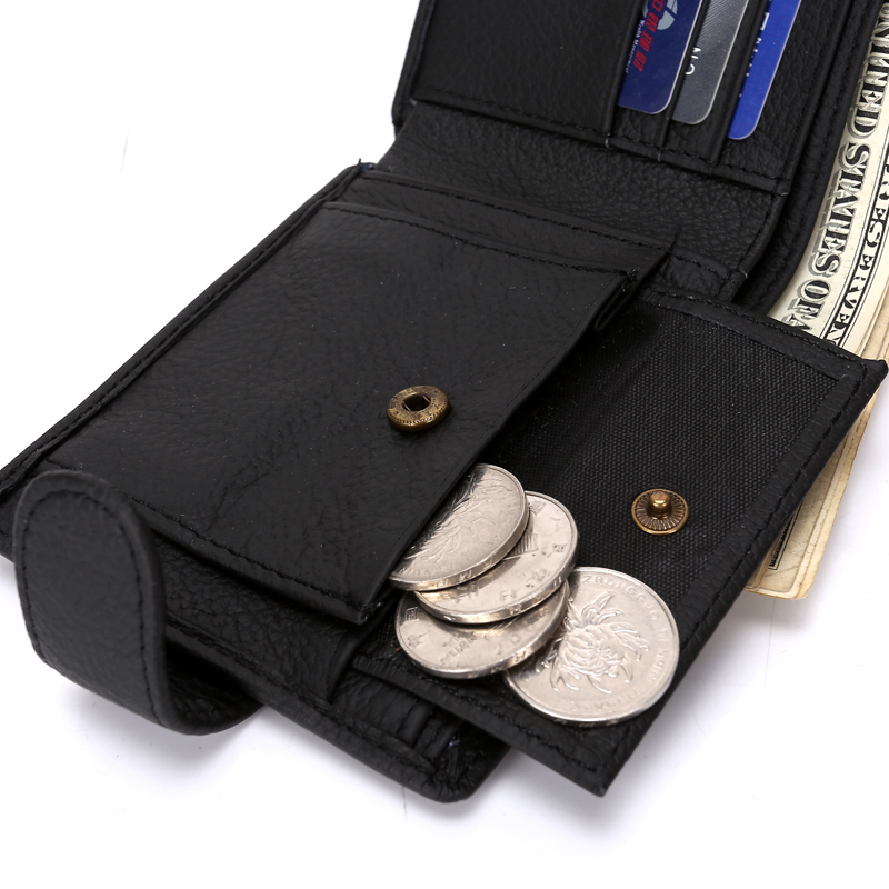 Genuine Leather Wallet Purses Men s Wallets Coin bag Carteira Masculina Porte Monnaie Monedero Famous Brand