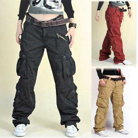 cargo pants baggy hip hop khaki fatigue loose mujer dance pantalones trousers plus sport womens sportwear aliexpress man shorts camouflage