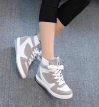 2015 Spring and Autumn new Korean lacing spell color leisure wild Within the higher high to