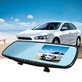 Dual Lens Car DVR Dash Camera Recorder 1080P LCD Screen In Car Rearview Mirror 4 3