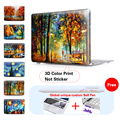 Print Natural Scenery Starry Night Pattern Case For Macbook Air 11 13 Pro 13 15 Crystal