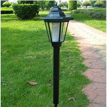 High Quality 2015 Outdoor LED Solar Lawn Lamp Hexagon Lamp Outdoor Light Landscape Garden Lamp Solar