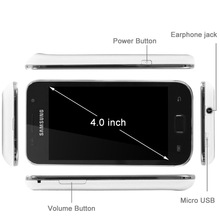 Unlocked Original Samsung Galaxy SL i9003 Smartphone Android OS Refurbished Mobile 4GB ROM 3G WCDMA Network