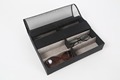 High grade leather glasses 8 grid storage box sunglasses display box