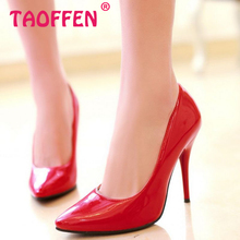 women stiletto high heel shoes pointed toe sexy quality brand wedding fashion heeled sexy pumps heels shoes size 32-44 P16661
