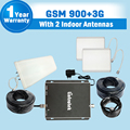 3G high Gain GSM 900 WCDMA 2100MHz cellphone repeaters signal Booster amplifier mobile signal receiver antennas
