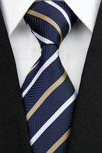 SNT0200 2014 New Fashion Striped Blue Neck Tie Set Neckties Cufflinks Handkerchiefs Business Wedding Tie