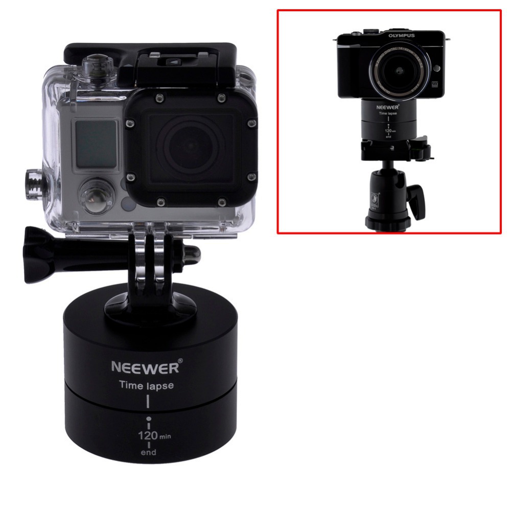 360 ° 60 Minutes Panning Rotating Tripod Time Lapse Stabilizer Tripod Adapter Fo