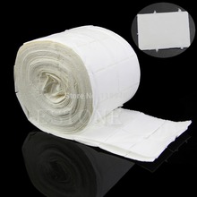 F85 Free Shipping 500Pcs Lint Free Roll Care Acrylic Nail Art Cleaner Wipes Pads Paper Polish Tips