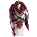 Inverno Marca Sciarpa di Cachemire Delle Donne Coperta Sciarpa spessore Soft Avvolge lunga Sciarpa di Plaid
