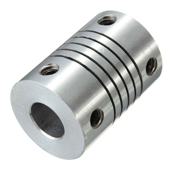 Description Picture 6 of item100pcs/lot, NEW 8x10 mm Aluminium Tight Flexible Shaft Coupling CNC Stepper Motor Coupler Connector Router D19 L25