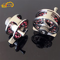 2 pieces Deep Sea Mini Full Metal Aluminum Fly Fish reel fly fishing reel Ultra light