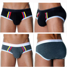 1pcs/lot Free shipping Sexy Mens Comfortable Underpants Man Underwear Male M/L/XL/2XL/3XL Brand Cotton Briefs