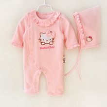 Cute Pink Lace Newborn Baby Clothes Overall New Born Baby Girl Romper Children Infant Costume Jumpsuit Toddler Coverall