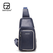 teemzone – New arrival Fashion Designer Soft Single Shoulder + Crossbody + Waist Pack Genuine Cowhide Leather Men’s Bags JJ10