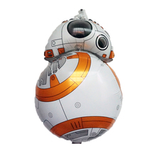 Star Wars balloons (2pc/lot ) foil material size 80*47CM movie bb8 Party balloons Birthday supplies The Force Awakens balloons