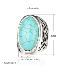 Tibet Sterling Silver Jewelry 925 Bohemian Ring Green Forever Aneis em ouro Free Promise Rings Carteiras