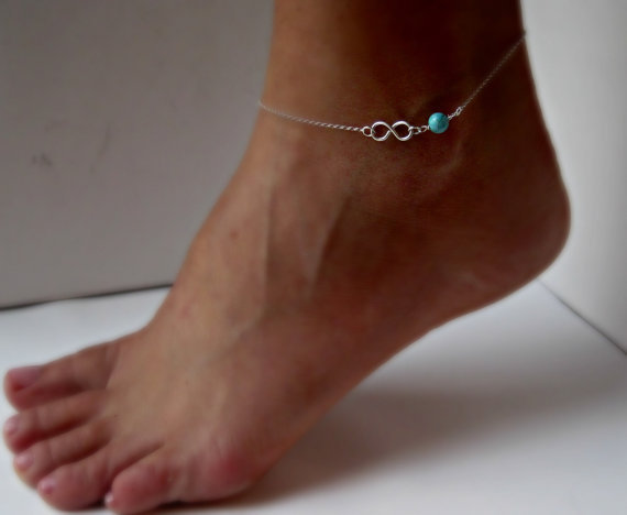 New 2015 Sexy Simple Bead nfinite Gold Plated Anklets Ankle Bracelet Foot jewelry bracelet cheville anklets