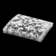24 Pcs Lot Beauty Black Wihte Flowers Design 3D Nail Stickers Glitter Nail Art Decorations Manicure