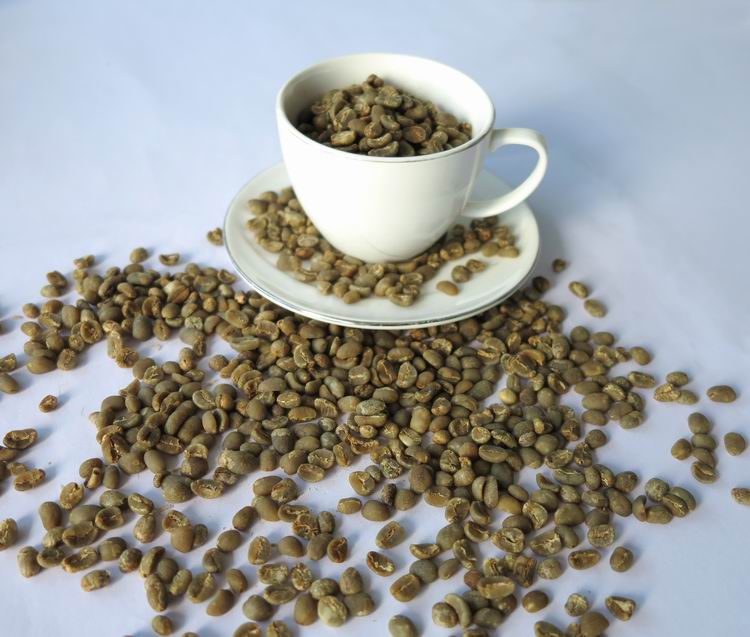 Free shipping 1kg Tesco premium card beans genuine draft coffee beans green slimming coffee bean lose