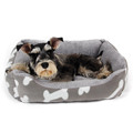 Hot Sales Dog Bed Kennel Soft Dog Bone Mats Puppy Cat Bed Pet House Cozy Nest