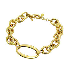 Trendy 2016 New Gold Plated Simple Famous Brand Bracelet Women Fashion Jewelry Metal Chain & Link Bracelets Bracelet Femme