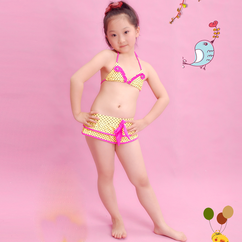 Девочка детские бикини купальники - 5