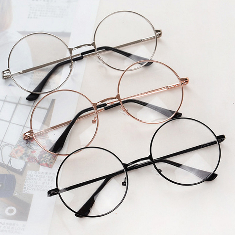 2021 Wholesale Outeye Vintage Round Reading Glasses Metal Frame Retro Personality College Style