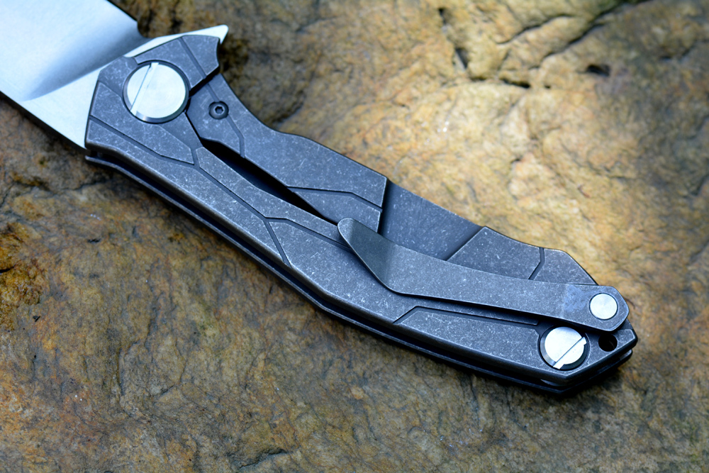 Alexey Konygin folding knife T50 tactical pocket knives D2 blade Ti handle Survival camping hunting knife