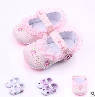 Girl princess Prewalker soft soled casual font b shoes b font children first walkers child dance