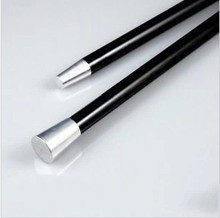 Free shipping 2pcs black dancing stick aluminium alloy cane magic tricks magic stick