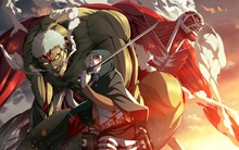 Free shipping Attack on Titan (2013) Japanese sci-fi anime Poster print silk fabric wall decoration 24x36in(1447181563940)