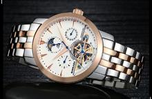 BINKADA High quality men automatic mechanical watch waterproof hollow steel flywheel fashion watches