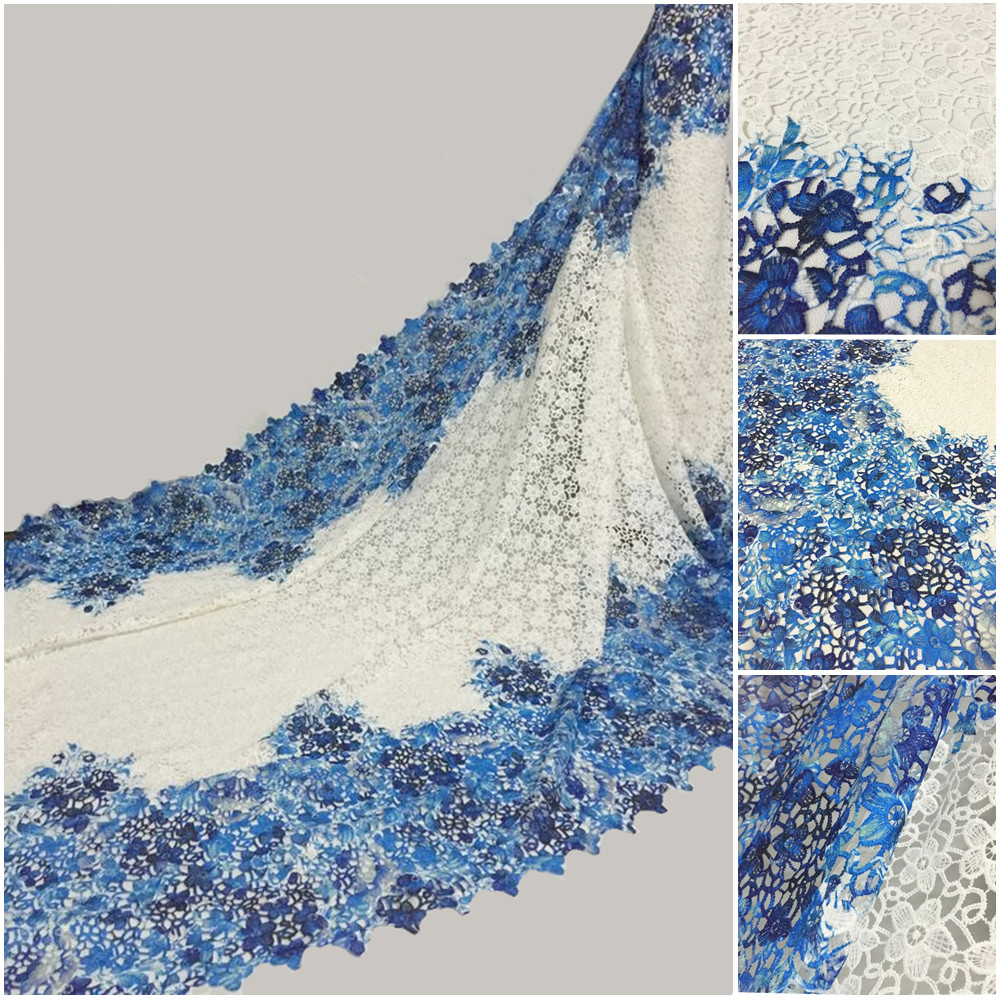 Gold Lines  High Quality Net Lace Cotton Swiss Voile Guipure Cord Lace Fabric For dress 5yd/lot  Free Shipping  A-SL226
