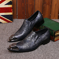 Christia Bella Genuine Leather Designer Shoes 2016 Business Men Oxfords Slip On Men s Dress Shoes