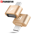 FANBIYA Micro USB OTG Adapter USB Mini Data Line Cable Converter Quick Charger Mobile phone Disk